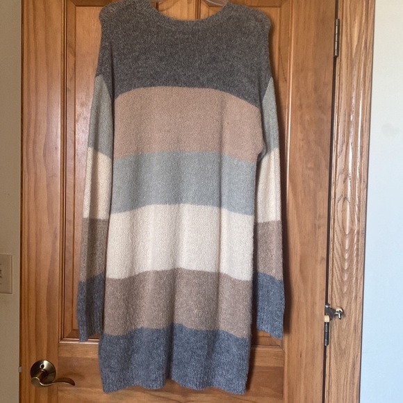 Doe & Rae Striped Sweater Dress Medium - Picture 5 of 7